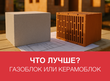 Газоблоки или керамоблоки: сравнение для строительства дома в Москве